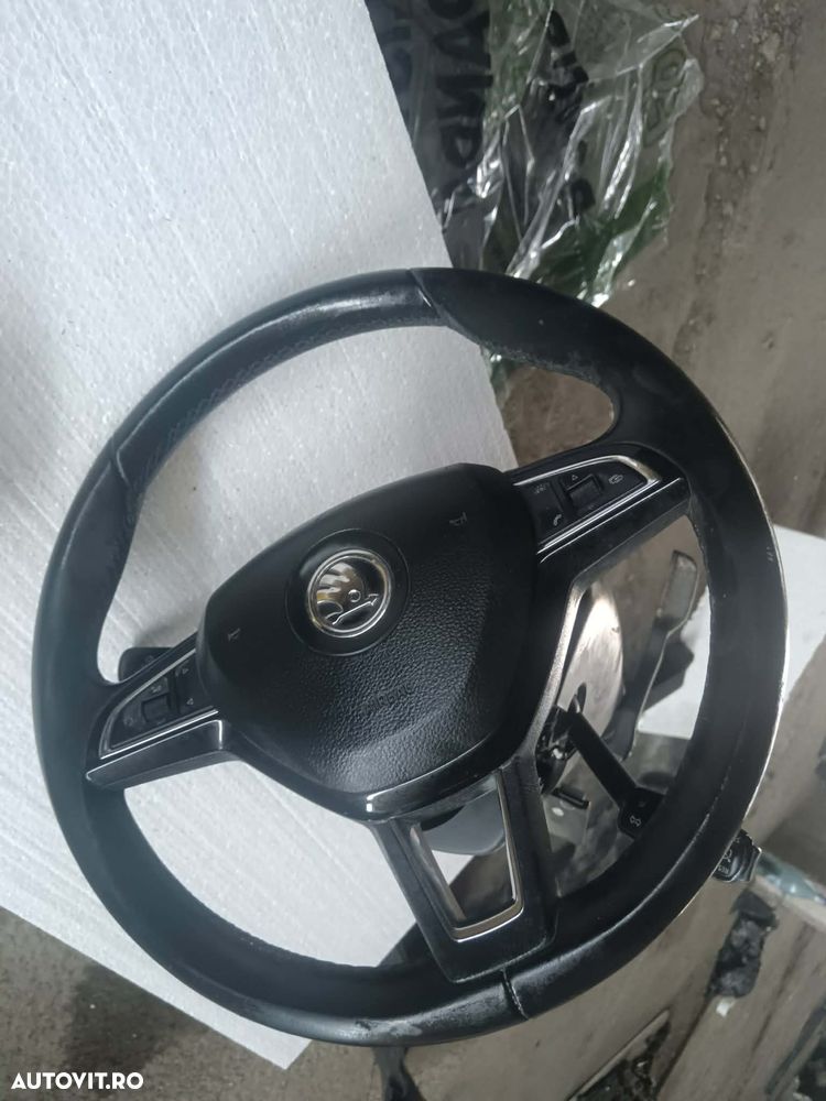 volan cu airbag si comenzi skoda rapid - 1