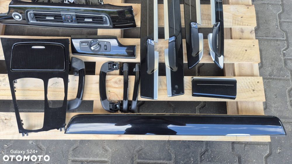 Listwy wewnętrzne BMW F02 individual Black piano komplet - 4