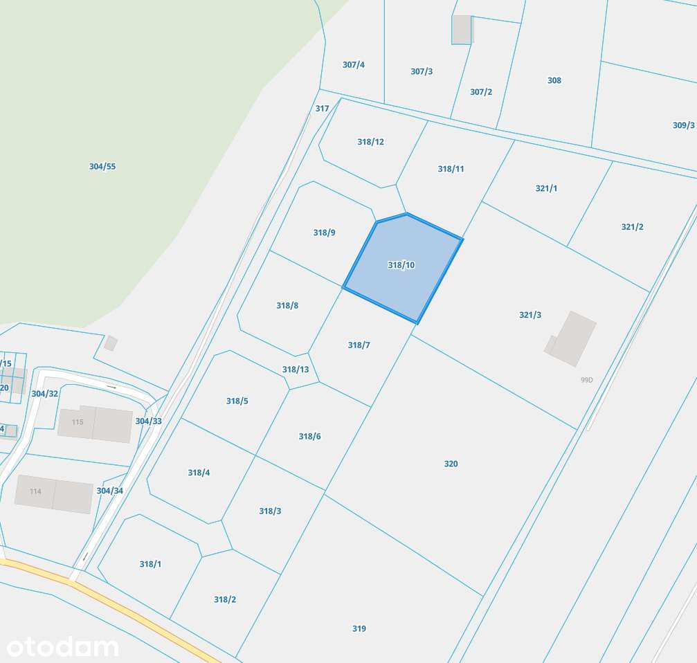 Gilów - działka budowlana - 1413m² - Pełny obrazek: 3/3