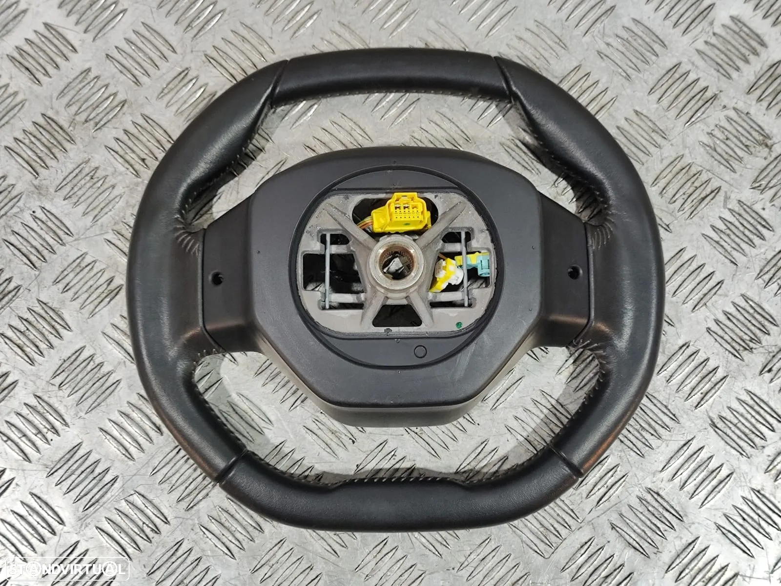 Volante Flat Bottom em Pele Peugeot 3008 II 2 Comandos multifunções - 5