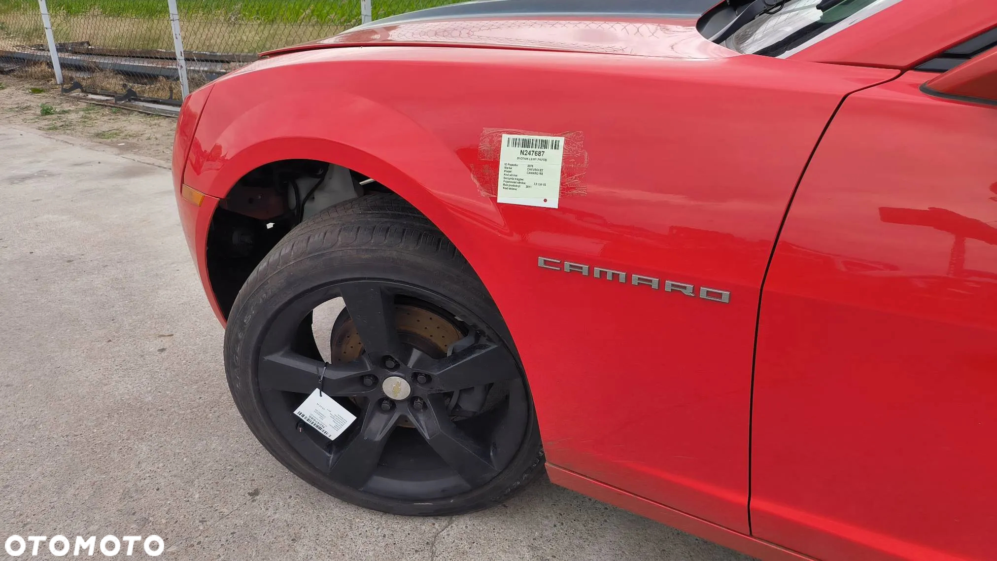 Błotnik przedni prawy/lewy Chevrolet Camaro Coupe RS 3.6 V6 2011 - 7
