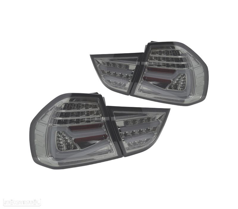 FAROLINS BMW E90 08-12 LED FUMADOS - 2