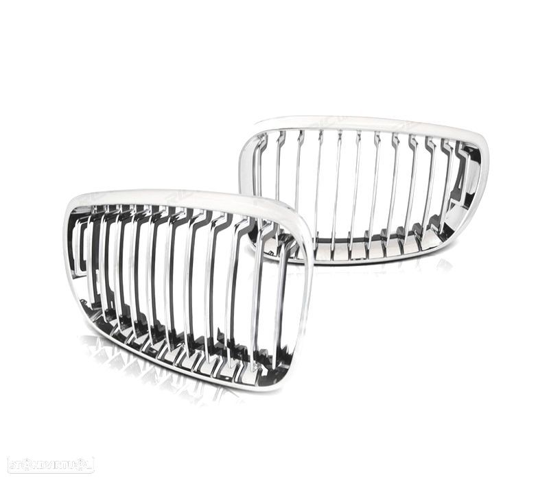 GRELHAS FRONTAIS BMW E87 07-11 CROMADO - 1
