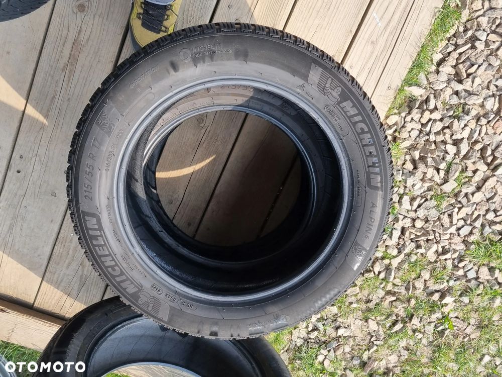 Opony MICHELIN ALPIN 6 215/55R17 94V 2022r,2x6,5mm bdb stan - 6