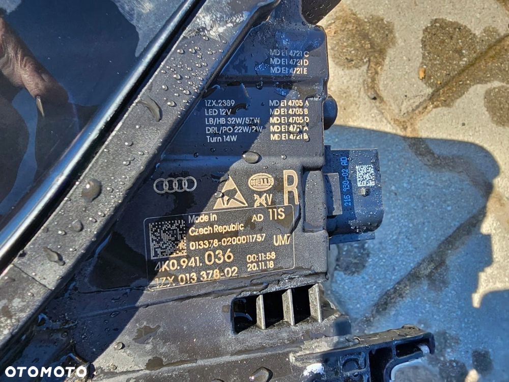 zderzak maska lampy pas przedni audi a6 4k s-line 3.0 tdi - 11