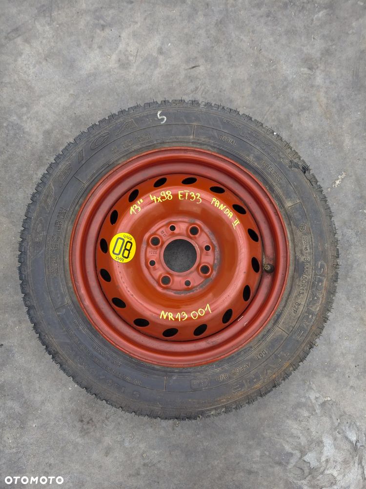 KOŁO ZAPASOWE DOJAZDOWE MIX 13" 14" 15" 16" 17" 18" 19" 20" FIAT VW TOYOTA FORD MAZDA VOLVO HONDA AUDI SEAT - 1