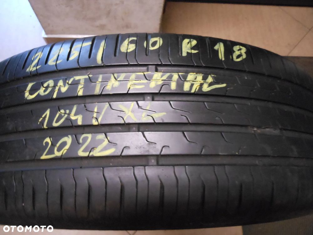 Opona pojedyńcza 225/60r18 continental eco contact 6 6mm lato - 1