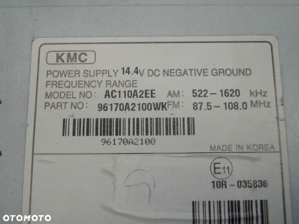 RADIO CD 96170-A2100 KIA CEED II ORYGINAŁ - 8