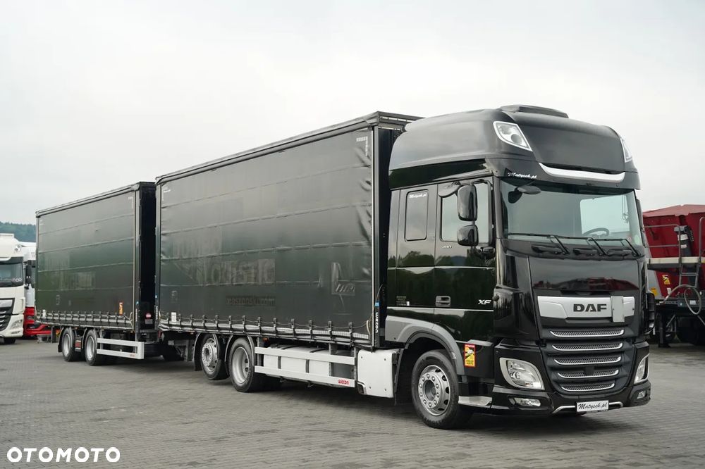 DAF XF 480 / ZESTAW TANDEM 120 M3 / PRZEJAZDOWY / KLIMA POSTOJOWA / 7,7 M + 7,7 M / WECON / 2022 ROK / - 2