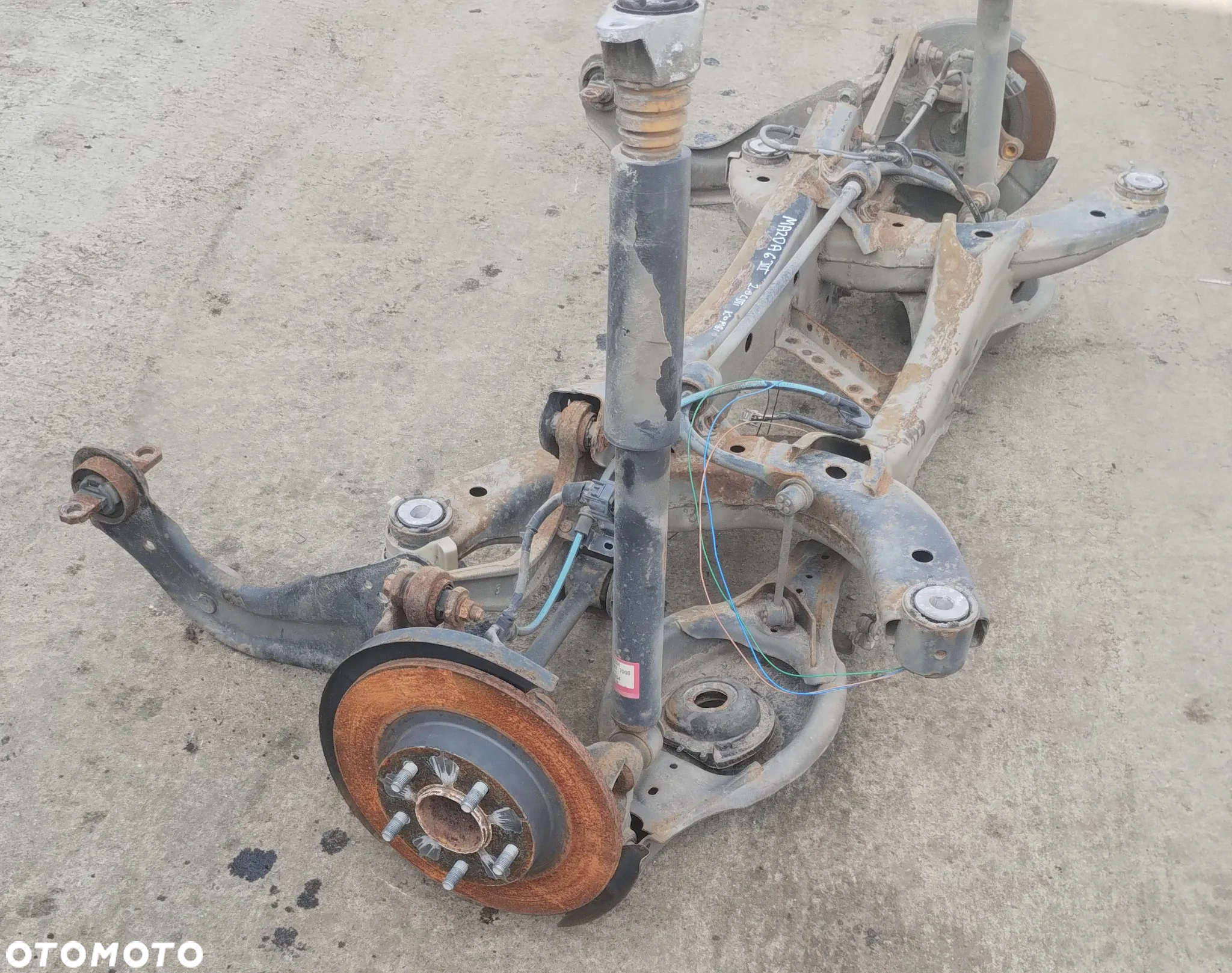 MAZDA 6 III 12- LIFT kombi belka tylna sanki zawieszenia tył * - 5