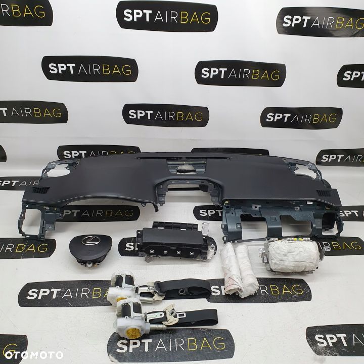 LEXUS NX300 DESKA ROZDZIELCZA KONSOLA KOKPIT PULPIT PODUSZKI AIRBAG AIR BAG PASY KIT SET - 1