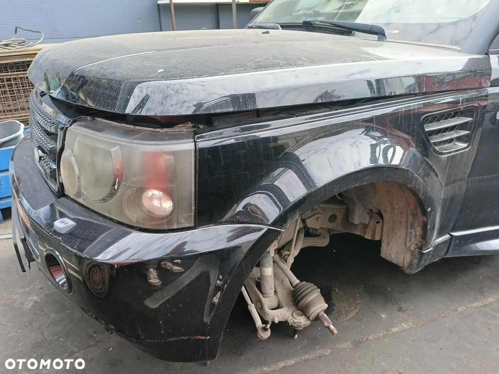 range rover sport maska zderzak lampa grill błotnik przód - 4