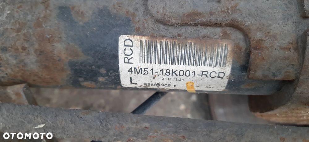 VOLVO S40 II V50 Ford Focus mk2 C-MAX 3M51-3K170 3m51-3k171  4M51-18045 4M51-18K001 macpherson  KOMPLETNY  Zwrotnica , amortyzator sprężyna piasta tarcza zacisk - 4