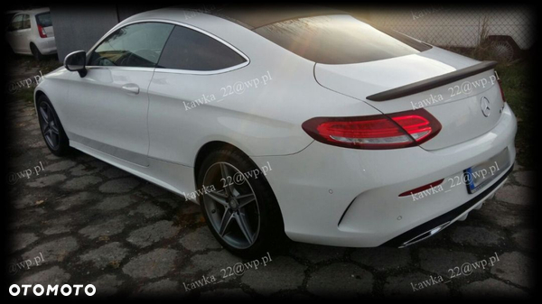 MERCEDES W205 COUPE SPOILER LOTKA NA KLAPĘ PODKŁAD
