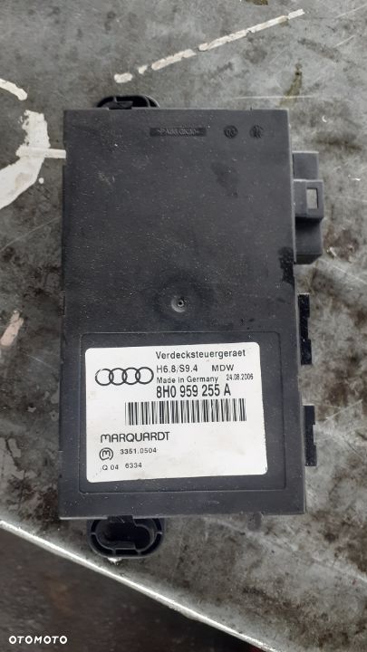 Sterownik Dachu Audi A4 b6 b7 cabrio 8H0 959 255H - 1
