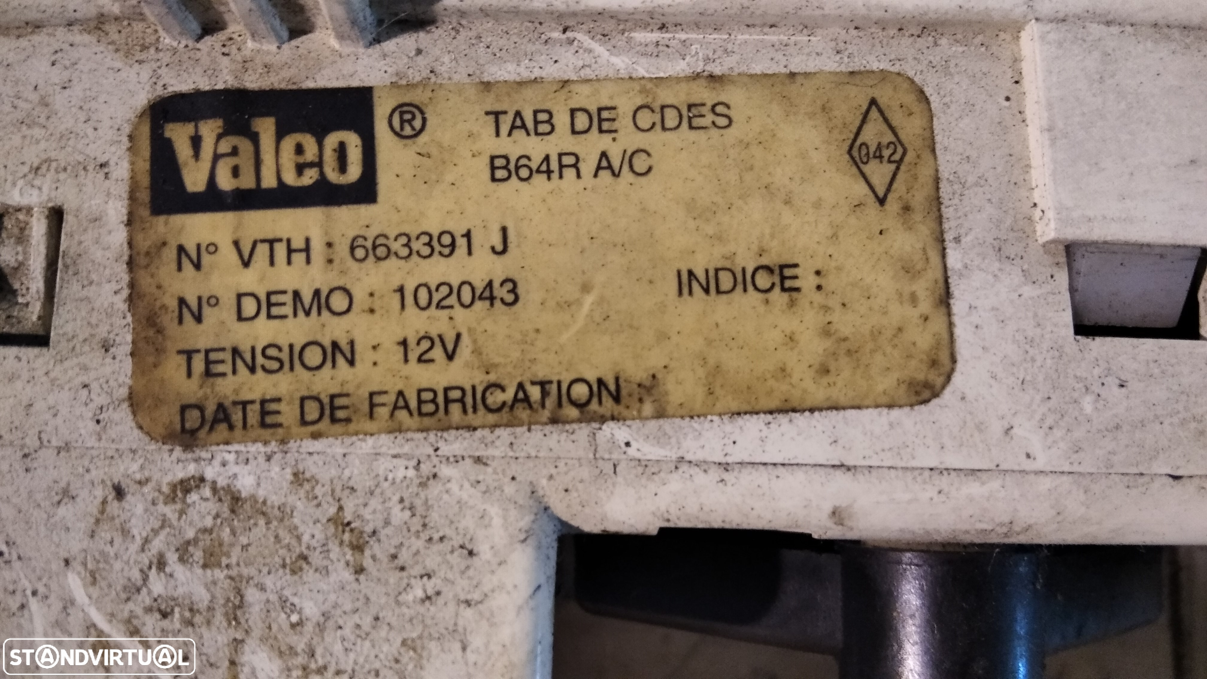 COMANDO / REGULADOR SOFAGEM / AC  RENAULT MEGANE 99-01 - 2