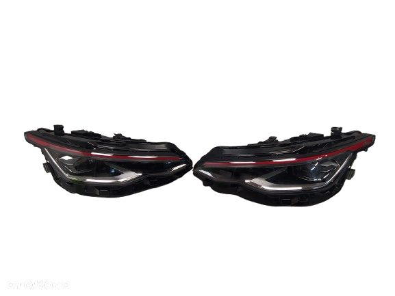 VW GOLF VIII GTI LIFT LAMPY LAMPA REFLEKTORY REFLEKTOR PRZÓD PRZEDNIE NAR FULL LED RED PRAWA LEWA PRZETWORNICA USA ORYGINAŁ - 1