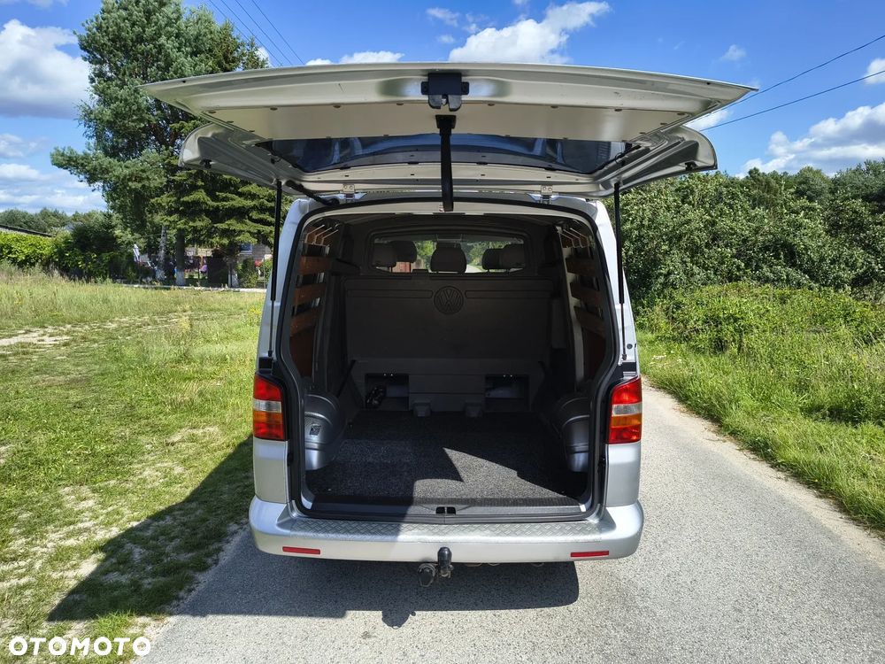 Volkswagen TRANSPORTER T5 Klima Elektryka Tempomat Duże Radio Brygadówka Dubel Kabina Klapa Rury - 12