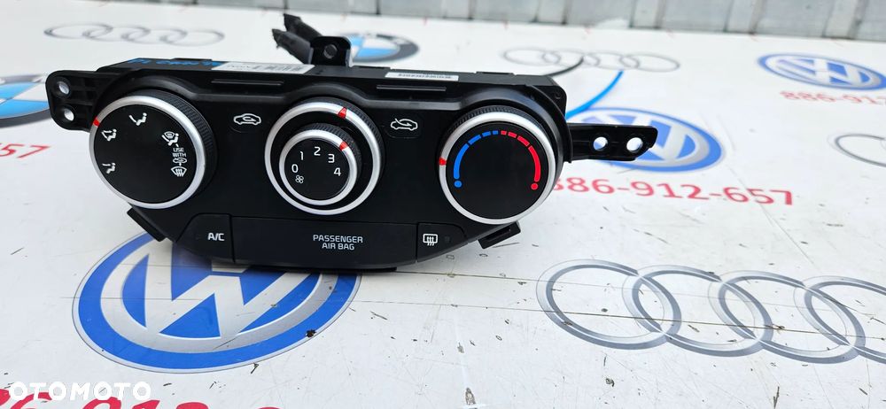 Kia Picanto II 2 2011- Panel klimatyzacji Sterowanie nawiewem Panel klimy AC 97250-1YAI0 Wersja 5 drzwi Europa - 5