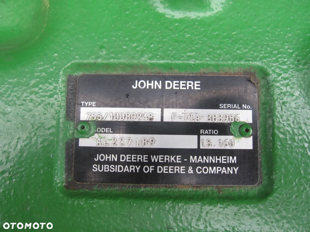 John Deere AL227189 seria 6xxxM i 6xxxR, 61xx, 60xx  oś przednia pochwa przedniego mostu - 4