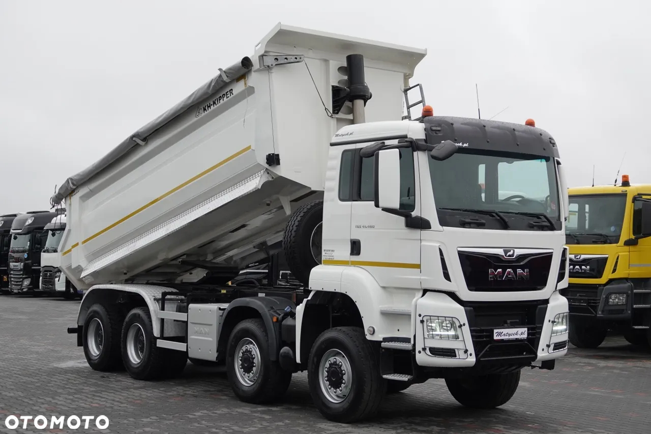 MAN TGS 41.460 / 8x8 / WYWROTKA TYLNOZSYP / MANUAL / KH-KIPPER / EURO 6 / 2019 ROK / PO KONTRAKCIE SERWISOWYM - 4