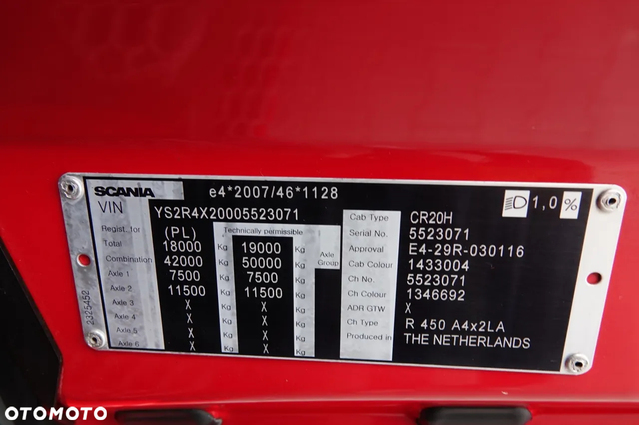 Scania R 450 / RETARDER  / PO KONTRAKCIE SERWISOWYM - 34