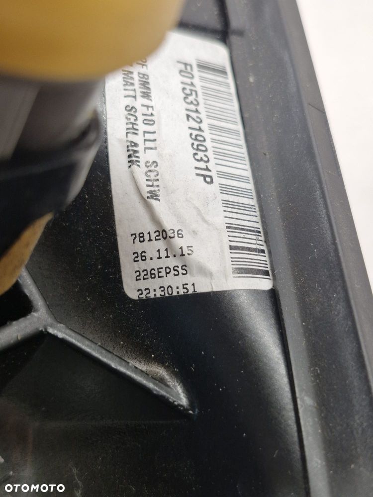 BMW 5 F10/11LIFT  LUSTERKO ZEWNĘTRZNE LEWE 7812036 KAMERA - 13