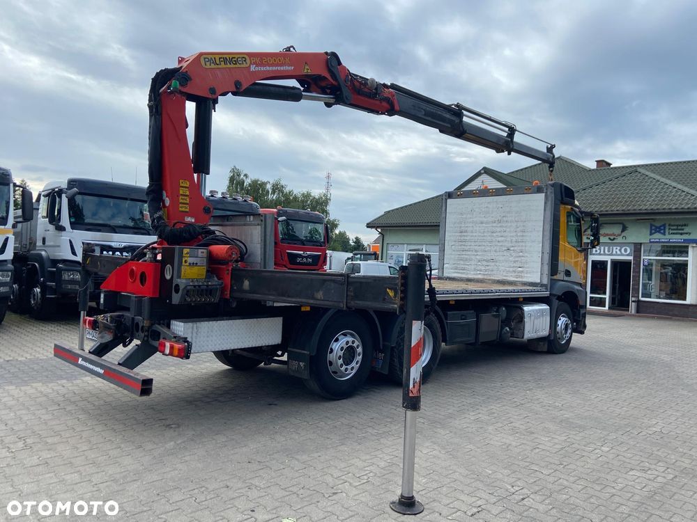 Mercedes-Benz AROCS 2545 6X2 platforma  + żuraw Palfinger PK20001 - 7