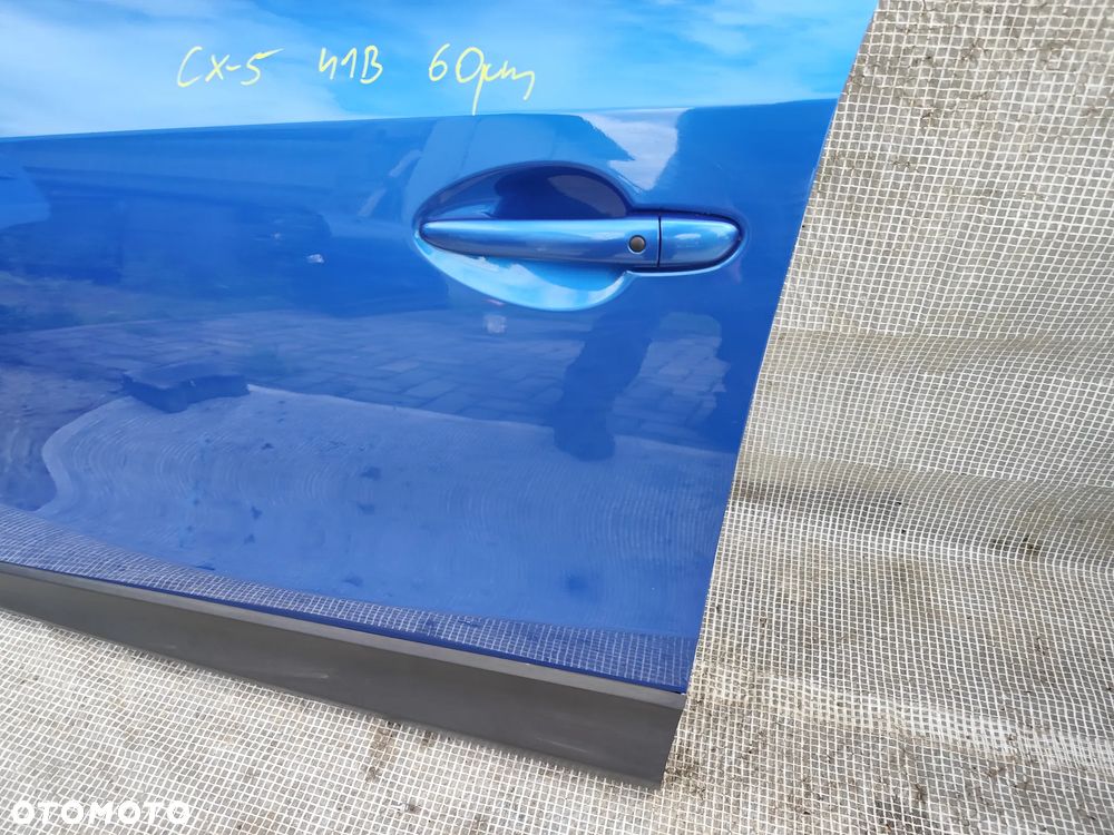 Mazda CX-5 CX5 12-17 Drzwi Przednie Lewe Przód Kompletne Niebieskie 41B - 8