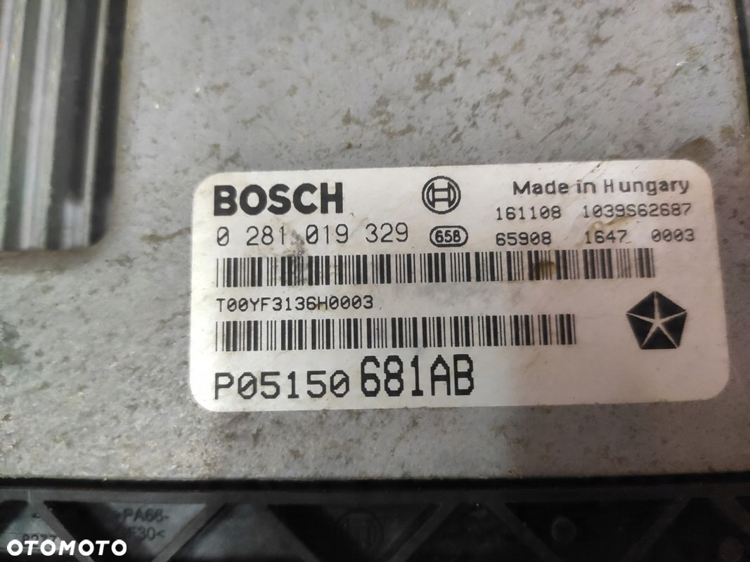 JEEP CHEROKEE KL 2.0CRD 13-18 STEROWNIK SILNIKA KOMPUTER ECU 05150681AB ORG - 5