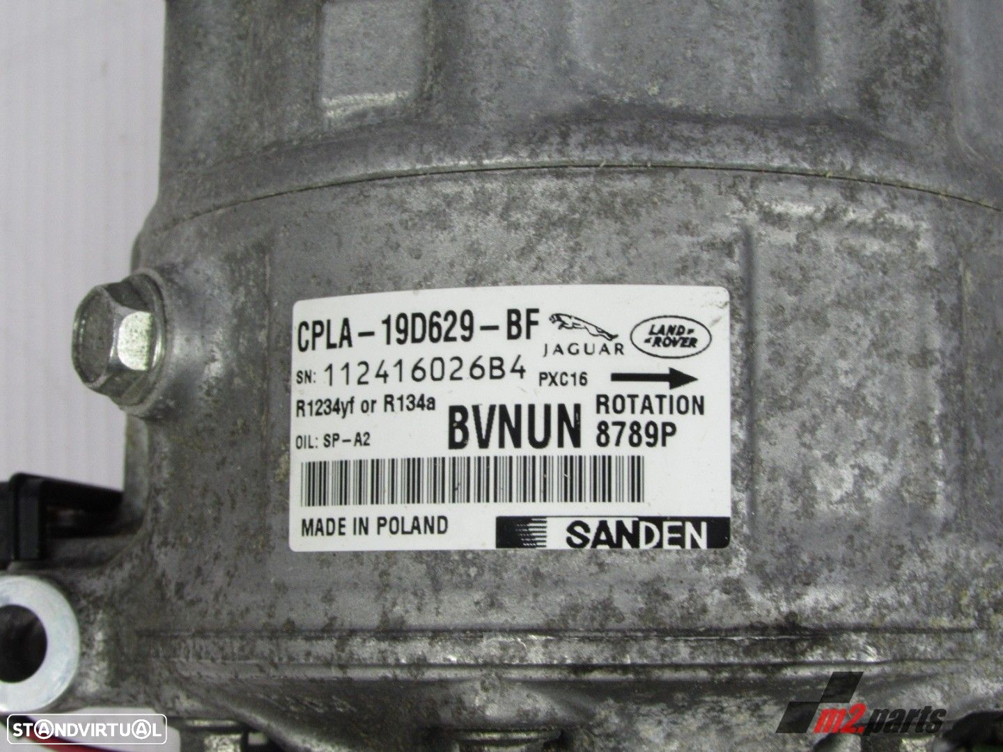 Compressor de ar condicionado Seminovo/ Original LAND ROVER RANGE ROVER EVOQUE (... - 4