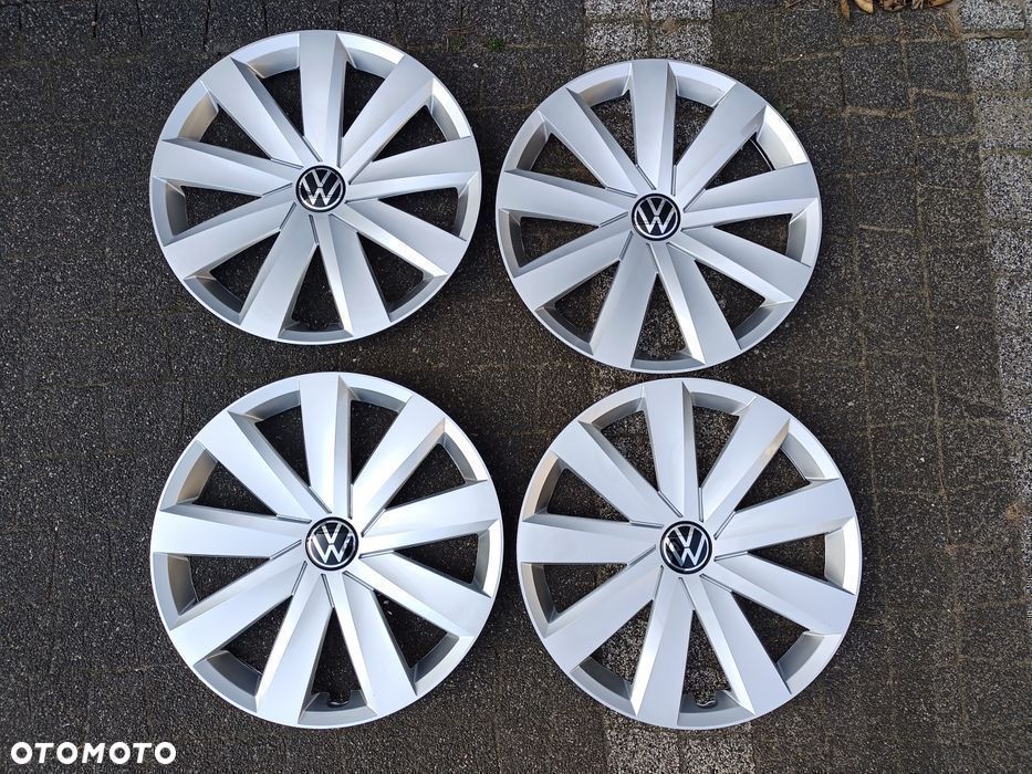 Kołpaki VW 16" Kmpl Org B ładne Passat Golf Caddy Touran Tiguan Sharan - 1