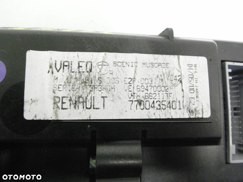 PANEL NAWIEWU Z AC RENAULT SCENIC I FL 7700435401 69470002 - 2