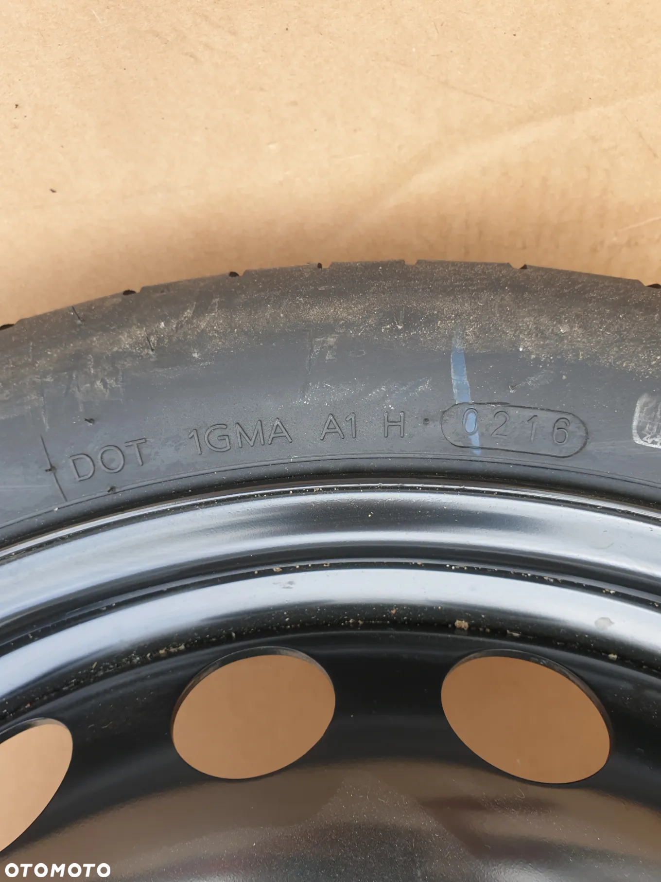 VW SKODA SEAT 5X112  AUDI A6  C7 A7 A5 4G DOJAZDÓWKA ZAPAS KOŁO ZAPASOWE CIENKIE CIENKI DOJAZD R20 4G0601027E T 145/60 R20 NOWE ! - 5