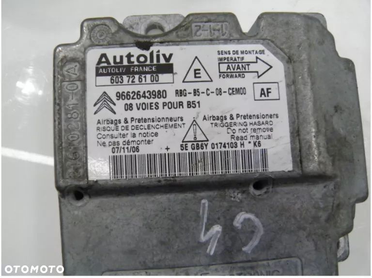 CITROEN C4 DESKA ORYGINał poduszki pasy wysyłka - 6