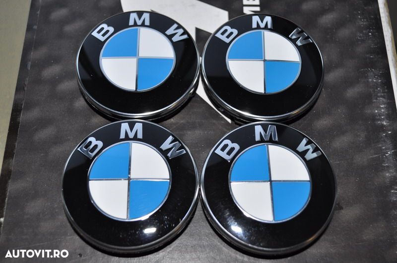 Set Capace Noi ORIGINALE BMW Jante Seria 1 2 3 4 5 6 7 Cod 6783536 - 1