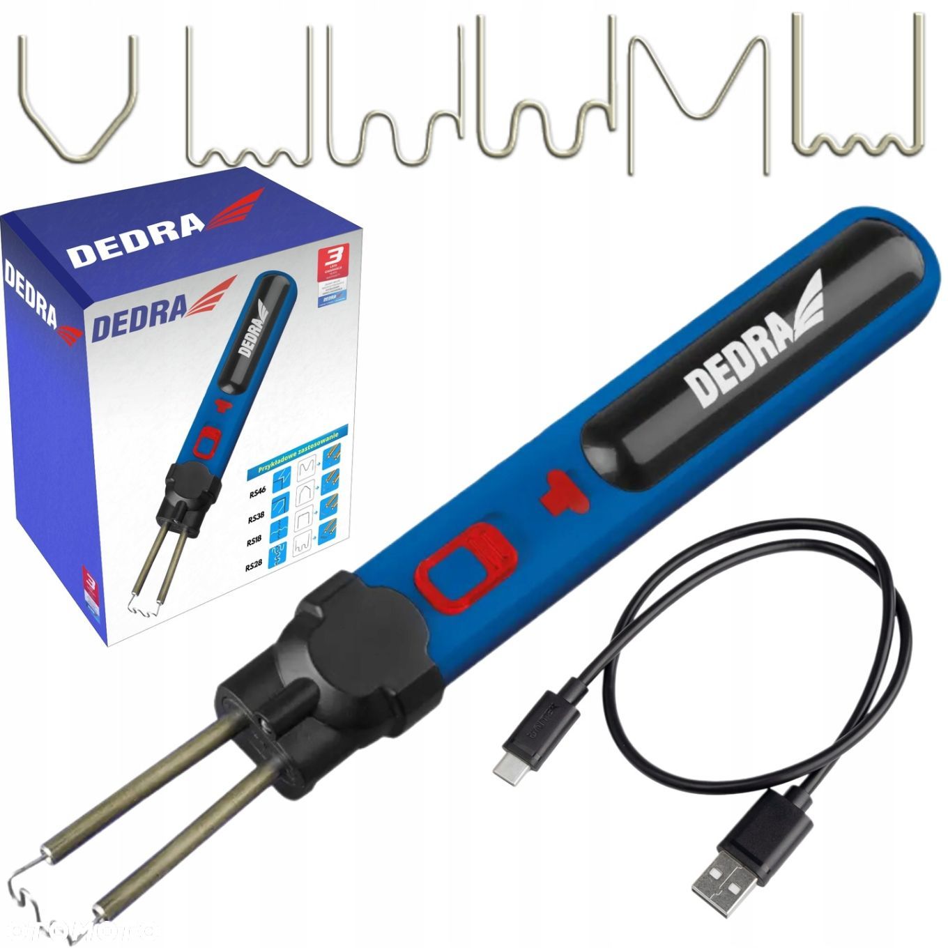 Dedra DED7526 Zgrzewarka do plastiku 4V 550 st.C - 1