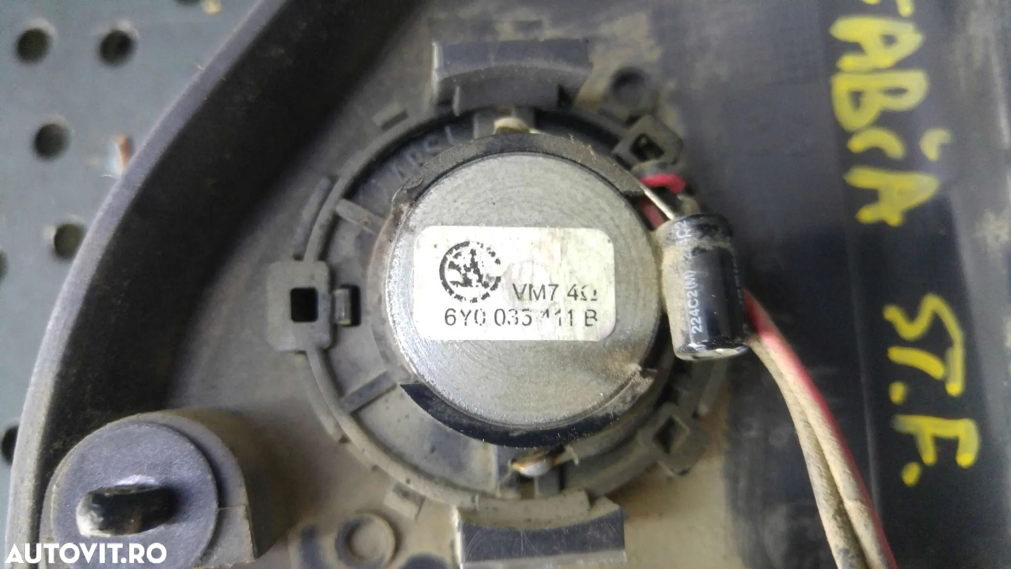 Boxa tweeter stanga fata skoda fabia 1 6y0035411b - 3