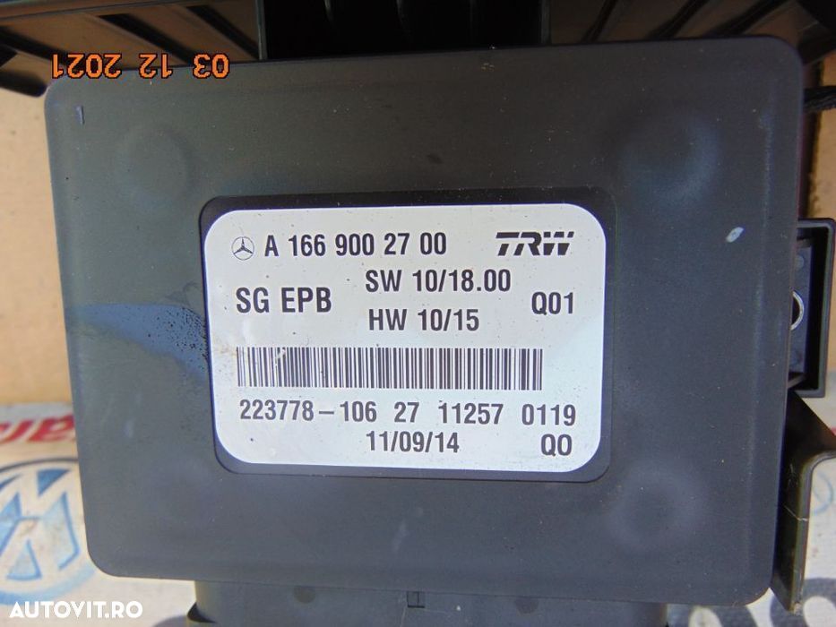 Calculator frana mana Mercedes ML w166 GL x166 GLE X166 dezmembrez mer - 1