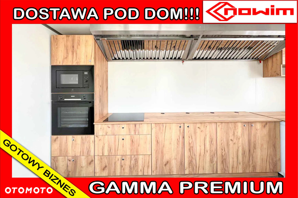 Nowim M.18.25.0645/2365 Przyczepa gastronomiczna socjalna mobilna kuchnia gotowy biznes 4,5 m