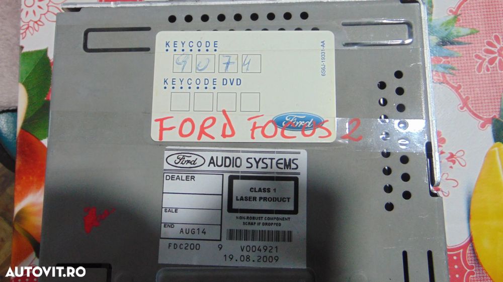 Radio CD Ford Focus 2 facelift an 2008 - 3