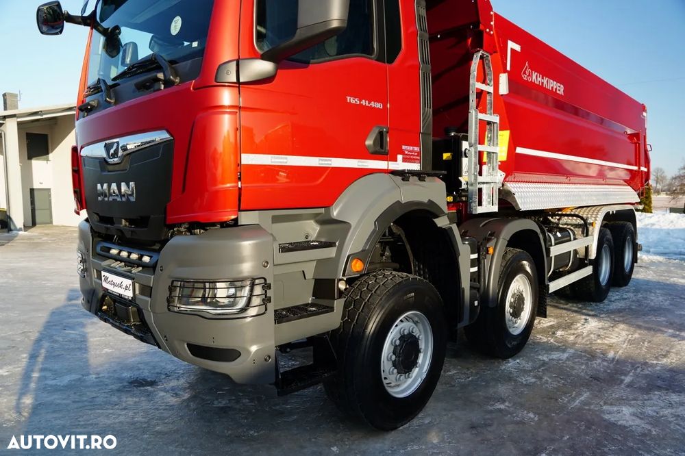 MAN TGS 41.480 / 8X8 / ​​BASCULATOR / AUTOMAT / NOU-NOUȚ / ECHIPAMENTE BOGATE / DISPONIBIL IMEDIAT / AUR METALIC / - 17