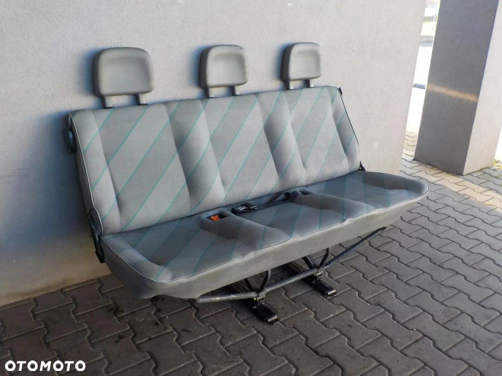 VW T4 FOTEL POTRÓJNY KANAPA ŁAWKA TYŁ TYLNA - 1