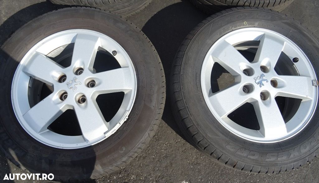 Jante aliaj R16 Peugeot 407 205/60 R16 cu cauciuc - 3
