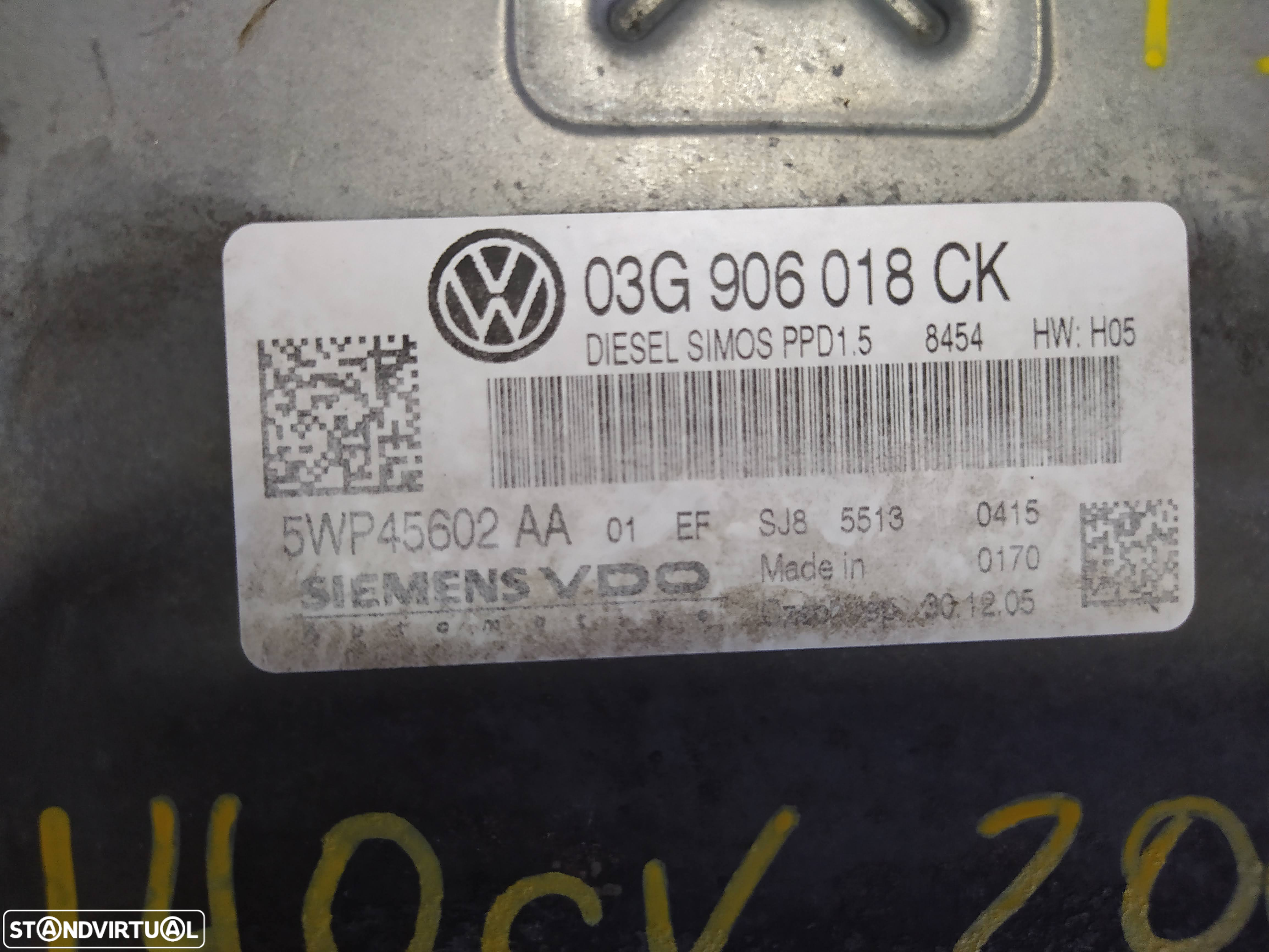 centralina vw passat 2.0TDI 140cv BKP siemens 03G906018CK 5WP45602 AA -HW:H05 SIMOS PPD1.5 - 2