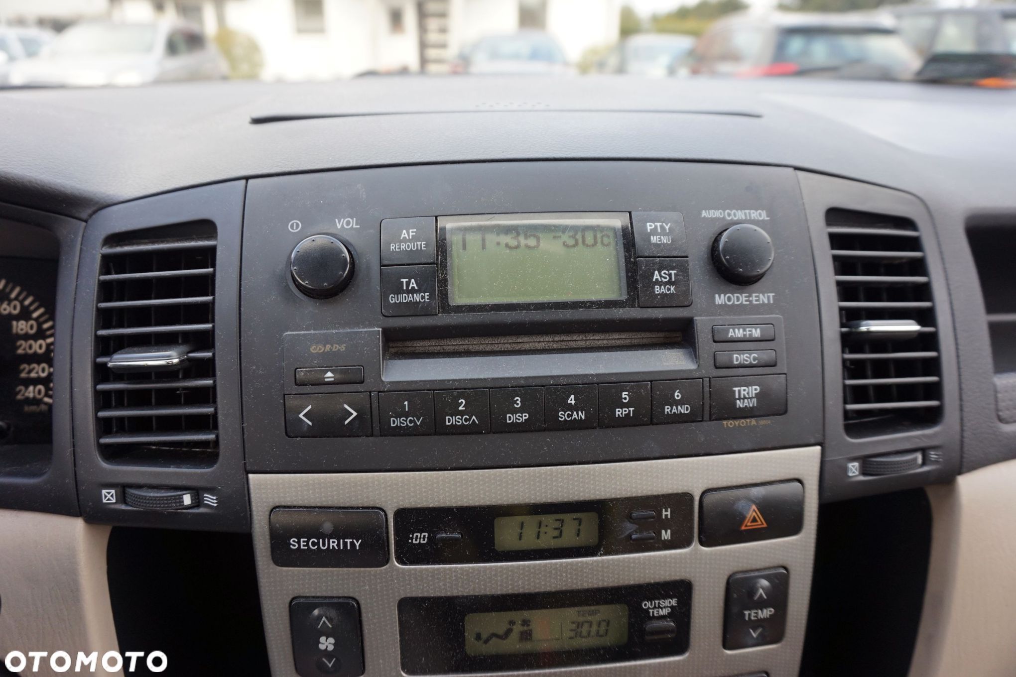 RADIO FABRYCZNE CD COROLLA VERSO I E12 86120-13060-B0 TOYOTA 2001-2004 - 1