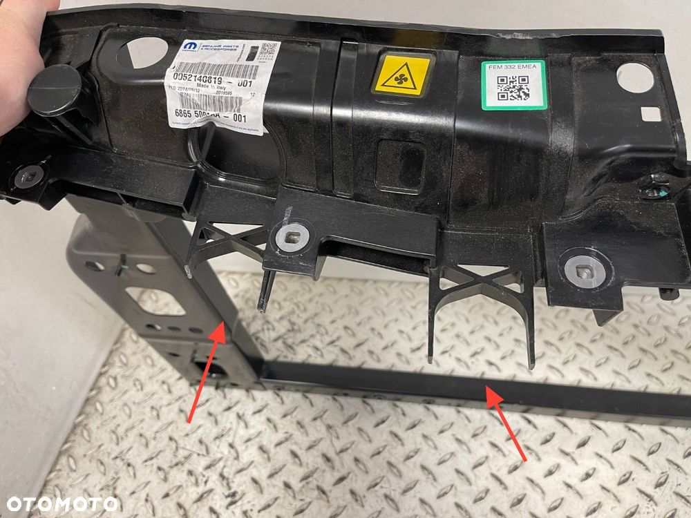 FABRYCZNIE NOWY ORYGINALNY PAS PRZEDNI PRZÓD FIAT 500E II 2 20-25 52140819 - 5