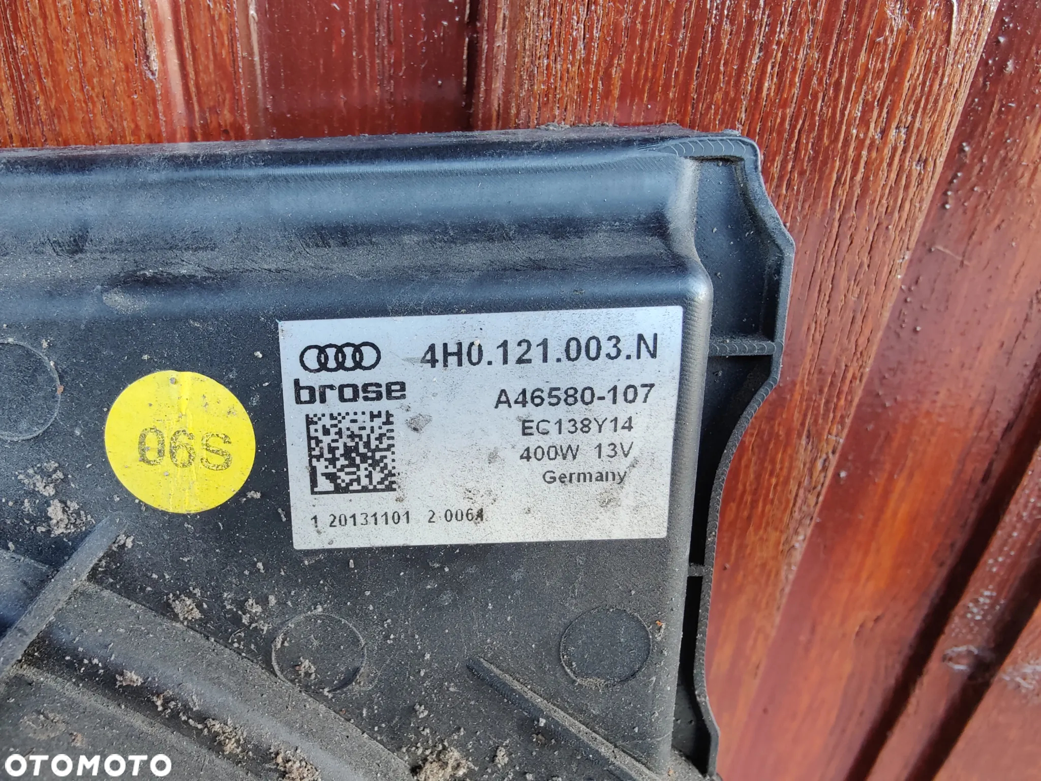 AUDI Q5 A6 A7  WENTYLATORY CHŁODNICY 4H0121003N 3.0 BTDI 3.0 TFSI - 5