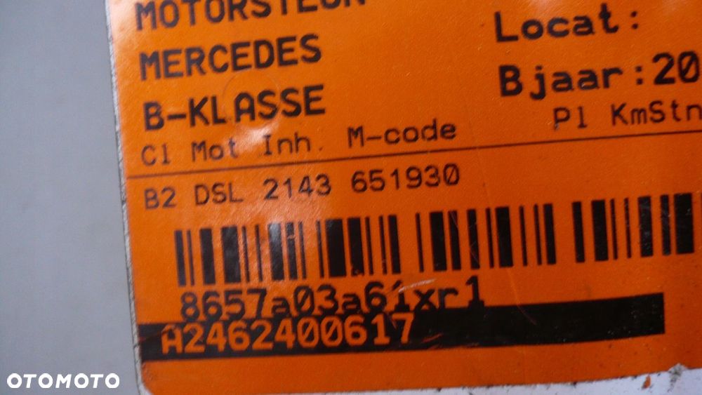 Poduszka łapa Mercedes W246 W117 W176 CLA B-Klasa - 6