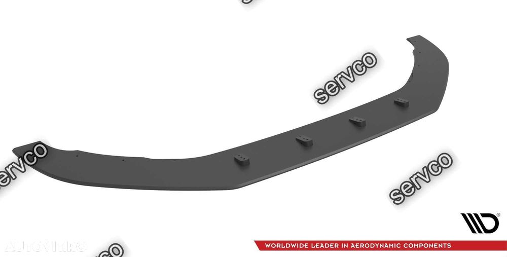 Prelungire splitter bara fata Audi RS4 B8 2012-2015 v14 - Maxton Design - 5